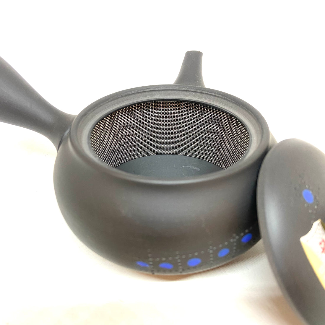 Kyusu Japanese Teapot - Blue Spots - 250ml #810