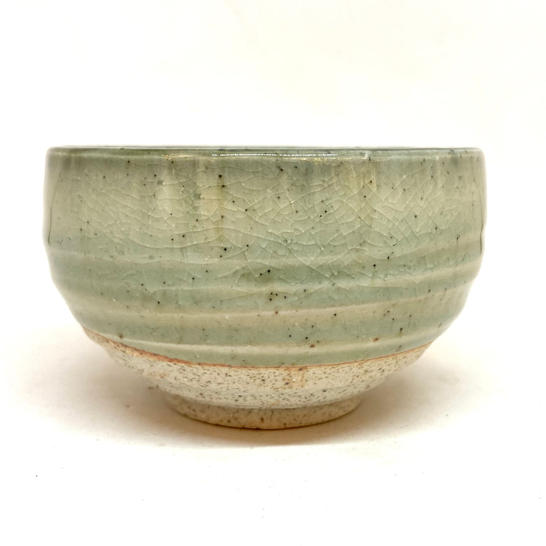 Japanese Tea Cup - Crackled Green