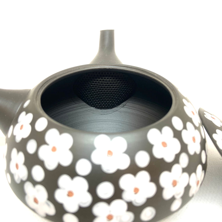 Kyusu Japanese Teapot - Plum Blossoms - 260ml #2161