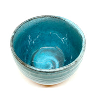 Japanese Tea Cup - Turquoise Swirl