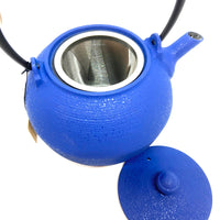 Cast Iron Teapot -  Hikime - Blue - 1L - 582MBLU