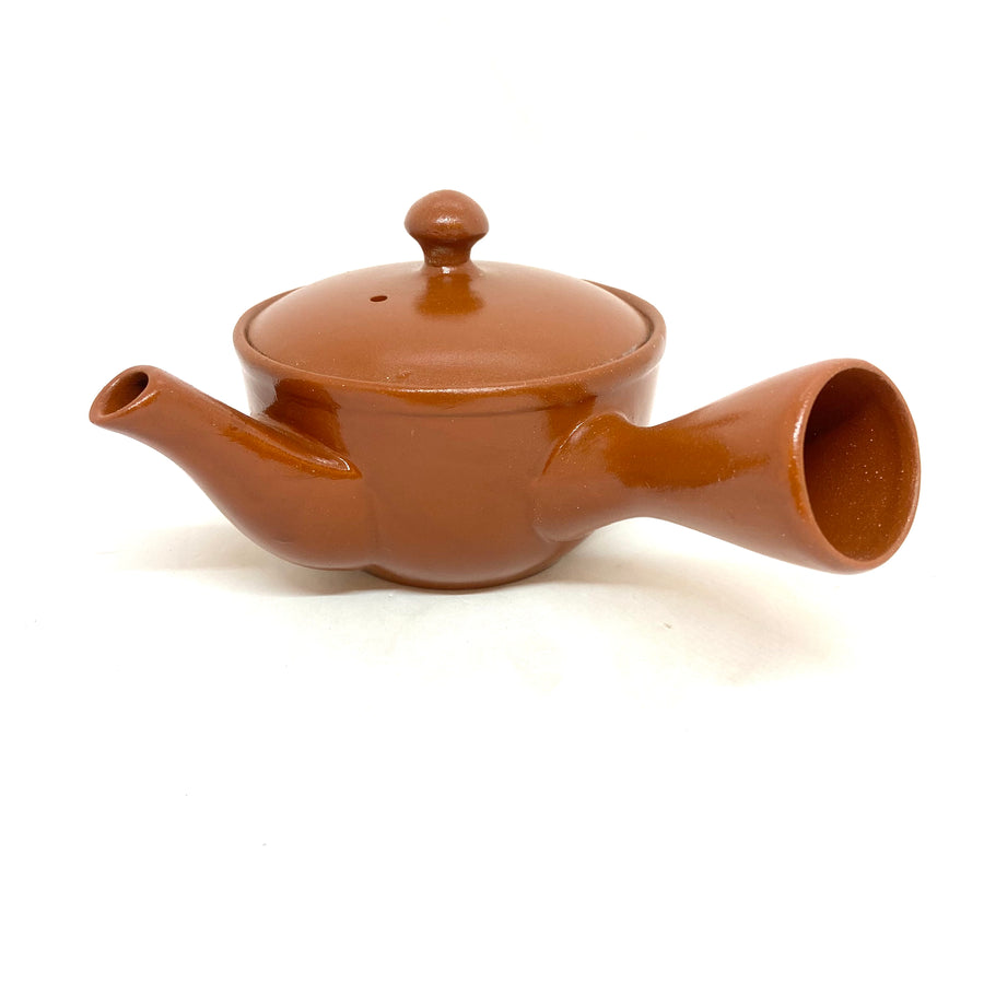 Kyusu Japanese Teapot - Classic Vermillion Glossy - 230ml  - #1016