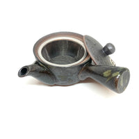 Kyusu Japanese Teapot -  Dark Rustic Ash Glaze - 170ml #4225