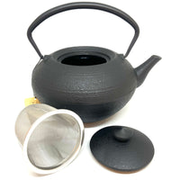 Cast Iron Teapot -  Hiratsubo Small- Black - 700 ml - HS34S BLK