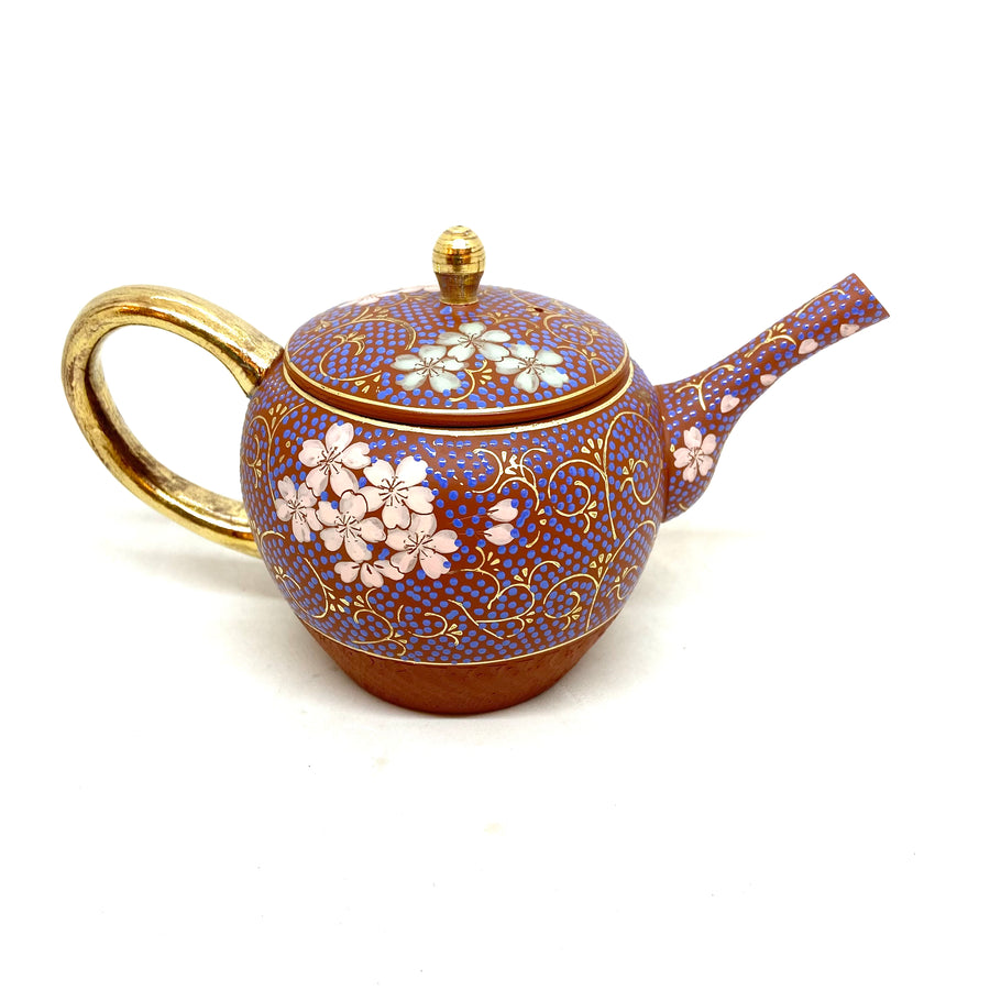 Kyusu Japanese Teapot - Sakura Arabesque- #123- 240 ml