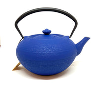 Cast Iron Teapot -  Hiratsubo Small- Blue - 700 ml - HS34S BLU