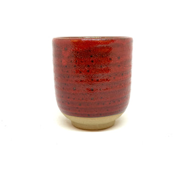 Japanese Tea Cup - Molten Red