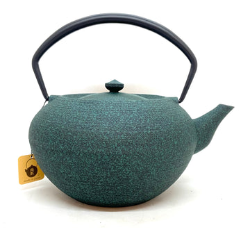 Cast Iron Teapot -  Hiratsubo - Green - 1.4L - HS34LGRN