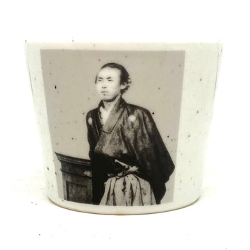 Japanese Tea Cup - Vintage Samurai Photo