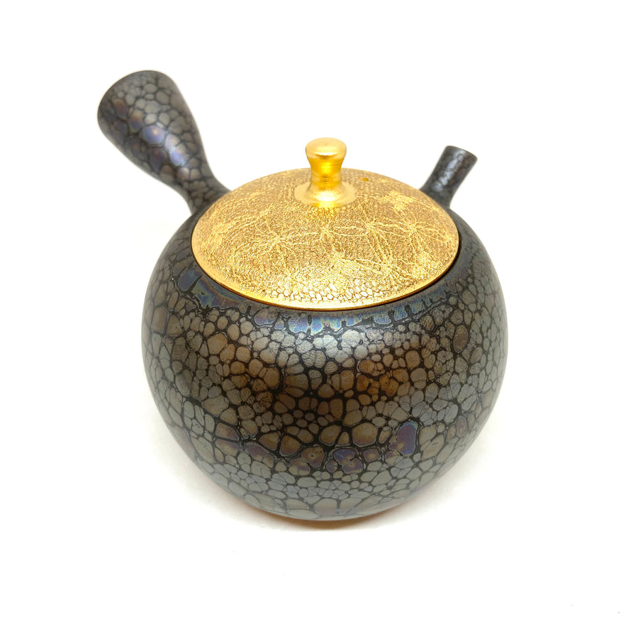 Kyusu Japanese Teapot - Golden Yuteki - 150ml  - #F12