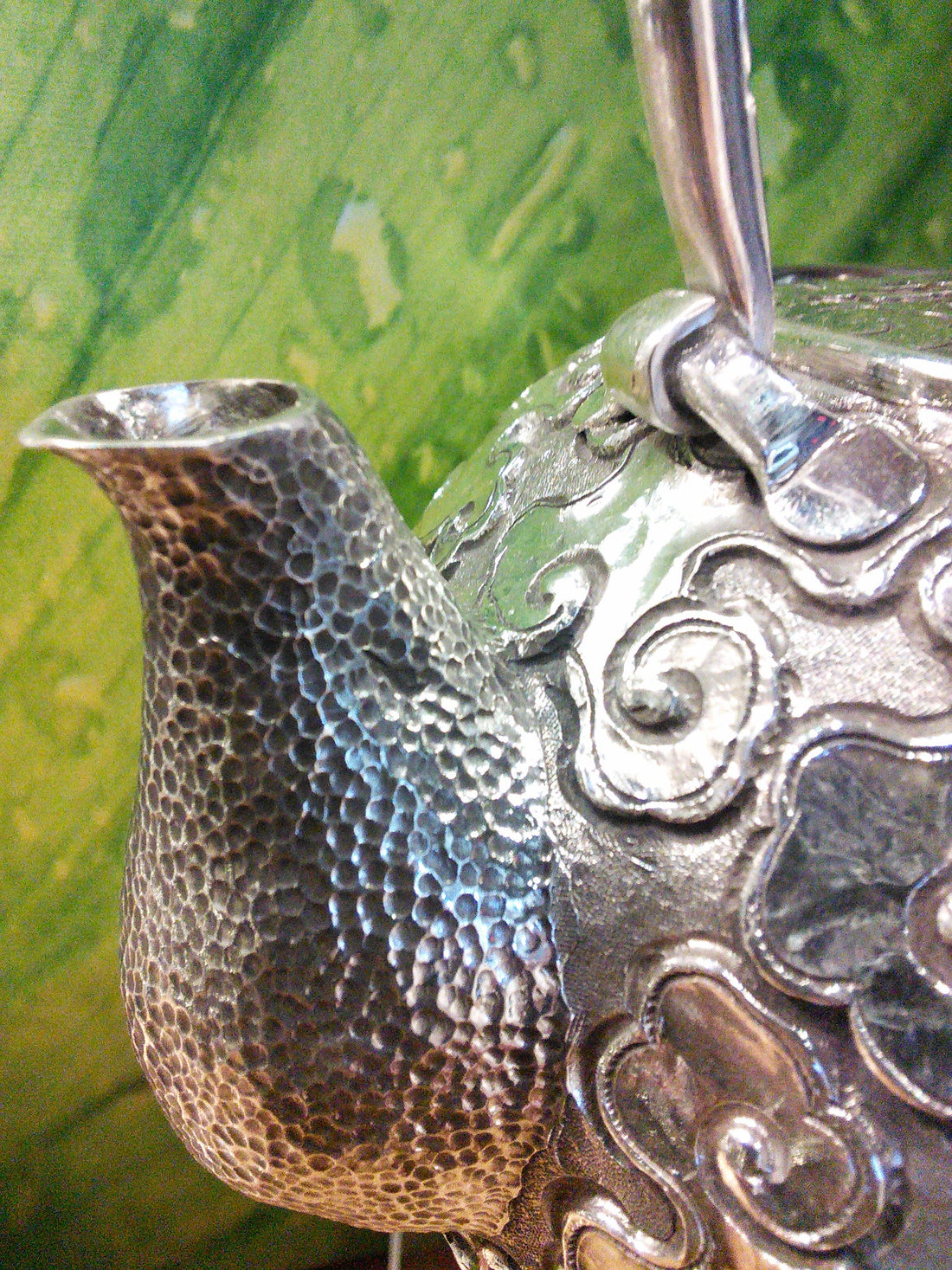 Kettle 990 grade Silver - Master Craftsman Made - 830g- Swirl SOLD