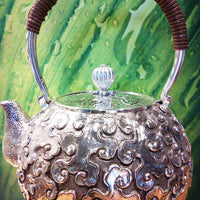 Kettle 990 grade Silver - Master Craftsman Made - 830g- Swirl SOLD